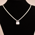 The Astor Asscher-Cut Moissanite Necklace
