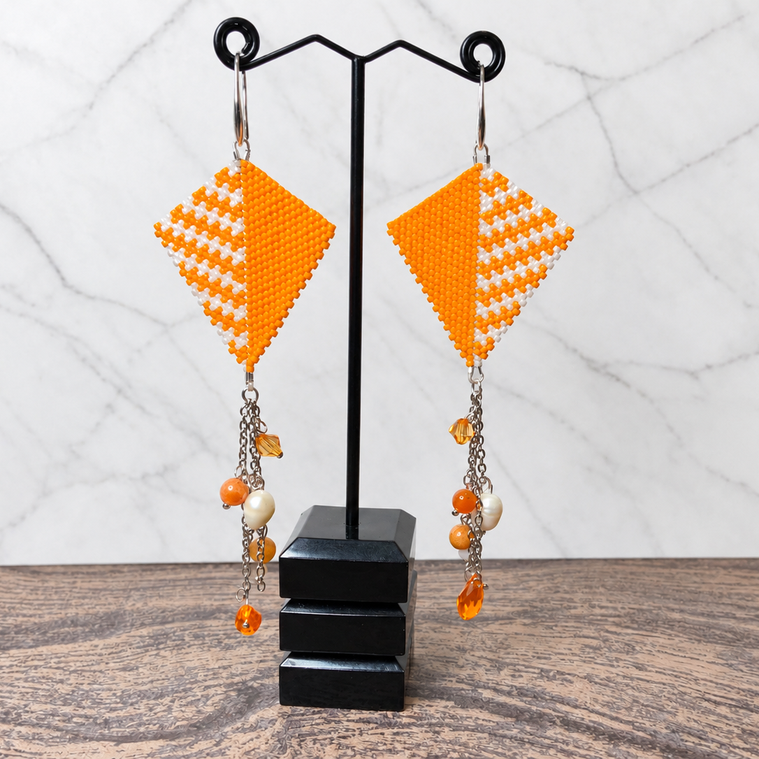 Go Vols Kite Earrings
