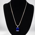 Royal Blue Lab Grown Sapphire Necklace