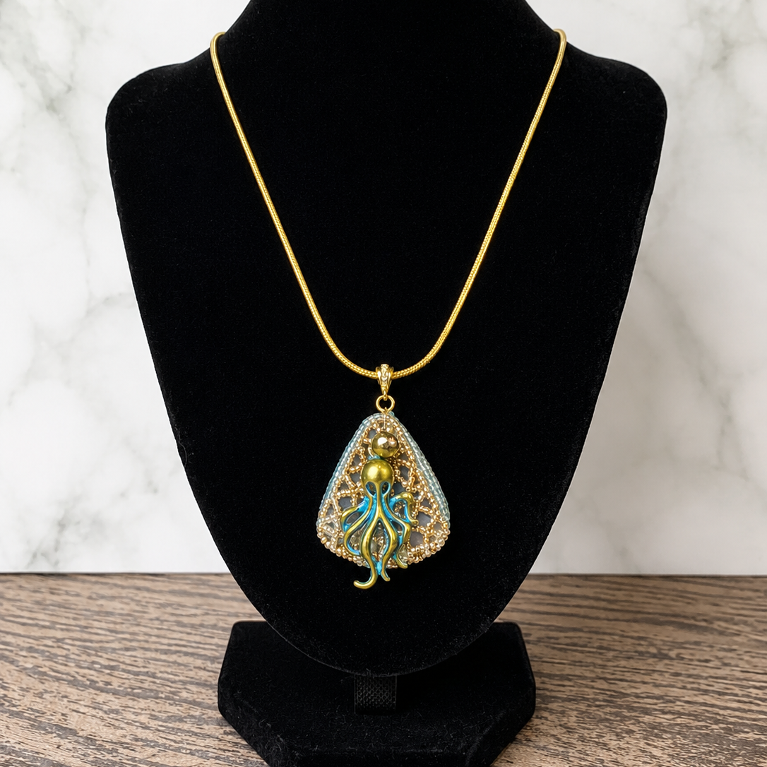 Mermaid Core: Sea Octopus Necklace